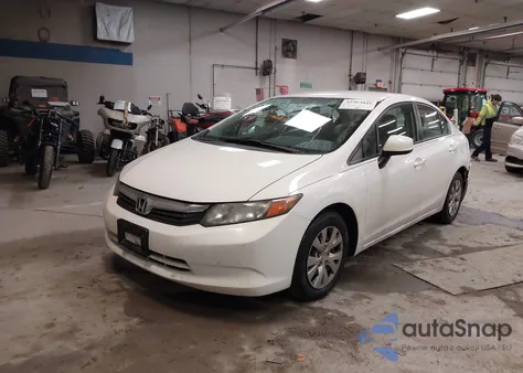 2012 Honda Civic Lx from USA, damaged, VIN 19XFB2F54CE312949